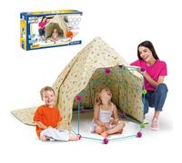 Kit De Construcción - Construye Tu Cabaña | Construcciones para Niños | Cabañas para Niños 70 Piezas | Juegos De Construcción | Regalo Niña 5 Años Y Niño