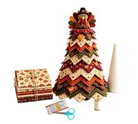 Kit de construcción de árbol de tela acolchada con instrucciones (idioma español no garantizado)