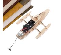 Kit de construcción de barco de maqueta: rompecabezas de madera para manualidades, montaje eléctrico, kit educativo para niños de 6 a 14 años, niñas, adolescentes, decoraciones de juegos de rol