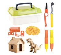 Kit De Construcción De Cartón - Acero Inoxidable Y ABS | Herramientas para Cortar Cartón | Juego Creativo Stem para Niños, Manualidades Educativas Y Juego Manual