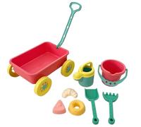 Kit de construcción de Castillos de : Formas de Moldeado, Carrito de Transporte rodante, Herramientas Creativas para Esculpir, Juego de Actividades educativas para niños pequeños | Acces