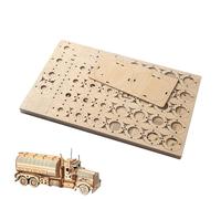Kit de construcción de Coche de Madera: Juego de de ingeniería, Divertido Proyecto de ensamblaje | Juguete Educativo para Construir con vehículos para niños y Adultos, Actividad de Manual