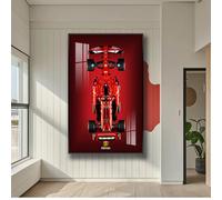 Kit de construcción de coche para Lego Technic Ferrari SF-24 F1 modelo 42207, coleccionables para adultos, montaje en pared, decoración del hogar u oficina, color degradado (no incluye coche)