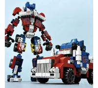 Kit de Construcción de de Coche Transformable , Juguete de Bloques de Construcción ABS, Bloques para Decoración del Hogar, Regalo Ideal para Navidad/Halloween/Acción de Gracias, Juego de Construcción
