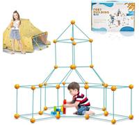 Kit de Construcción de Fuertes para Niños de +3 años - Fort Building Kit - Construye tu Tienda de Campaña Infantil - Fuerte de 90 Piezas