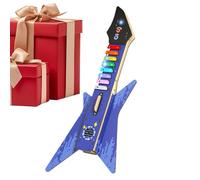 Kit de construcción de guitarra - Madera ABS 20 x 5,5 x 46 cm | Kit de puzle eléctrico para guitarra eléctrica | Musical instrumento Assembly Project Toy With Components For Kids Boys Girls For