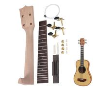 Kit De Construcción De Guitarra - Set De Bricolaje De Ukelele De Madera | Kit De Ukelele Con Todos Los Accesorios | Conjunto De Compilación De Guitarra De Bricolaje Completo Con Herramientas De Manua