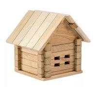 Kit de construcción de madera - Casa alcancía, 37 piezas