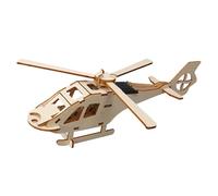 Kit De Construcción De Madera De Helicóptero Solar Para Niños - Juego De Experimentos Científicos MINT - Juego De Construcción De Modelo De Avión Solar Educativo - Aprendizaje De Tecnología Y Física -