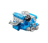 Kit de construcción de motocicletas - figura del motor,Ornamento de escritorio de artesanía creativa de resina adecuada para taller, educación, coleccionistas, garaje, hogar, cumpleaños, lugar de