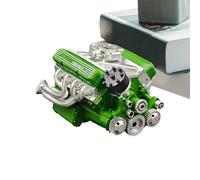 Kit De Construcción De Motor | Miniatura Motor | Artesanía Resina Creativa Ornamento Oficina para Exposición Decoración Hogar Garaje Oficina Cumpleaños Educación Aula Coleccionista Lugar Trav