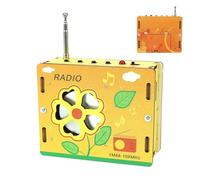 Kit De Construcción De Radio FM DIY | Juguete de Modelo Científico Hecho a Mano,Construye Tu Propio Kit de Radio - para Estudiantes, Homeschooling, Padres, Profesores, Aula, Proyectos, Campamentos y