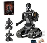 Kit de construcción de Robot con Control Remoto, Robot RC programable con Kit de Luces LED para los Ojos, Regalo Stem tecnológico para Adolescentes y Adultos, 588 Piezas