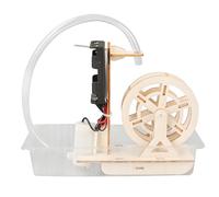 Kit de construcción de rueda hidráulica educativa de madera, equipo físico para demostración aula, proyectos de estudios escolares, juguetes educativos para niños