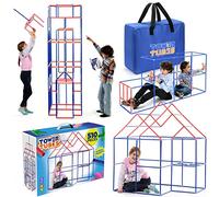 Kit de Construcción Fuerte para Niños - Juguete Creativo de Construcción de Castillos Fortaleza para Niños de 5 6 7 8 9 10 Años, Juegos Stem para Niños, Regalo para Niños, Interior y Exterior