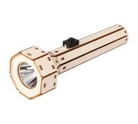 Kit De Construcción Linterna Madera DIY Juguete Educativo de Circuito de