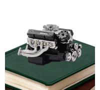 Kit de Construcción Modelo Motor,Motor Figura - de escritorio de artesanía creativa de resina adecuada para taller, educación, coleccionistas, garaje, hogar, cumpleaños, lugar de trabajo
