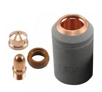 Kit de consumibles de antorcha de plasma A141 de 4 piezas para antorcha de corte con boquilla de electrodo de cobre compatible con PD0101 PR0101 PC0101 PE0101 varios tamaños de boquilla (1,4 mm)