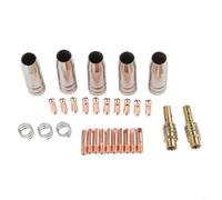 Kit de consumibles de antorcha de soldadura MIG, para MB15 15AK 14AK, puntas de contacto de 0,8/1,0 mm, boquillas de gas, soportes de puntas, juego de puntas de contacto MB15 15AK
