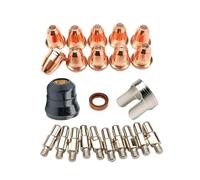Kit de consumibles de cortador de plasma de 23 piezas, juego de boquillas y electrodos para cortadores de plasma NEY Easy Weld 20P/251 20P