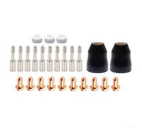 Kit de consumibles de corte por plasma para Thermal Dynamics PCH-10 - Electrodos Boquillas Shield Cups Swirl Rings - Juego de puntas de antorcha de gas dual 40-100A