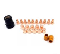 Kit de consumibles de plasma de 23 piezas para Eastwood para cortador de plasma VersaCut 40A antorcha CB50 incluye electrodo, boquilla de punta de arrastre y difusor de aire de repuesto