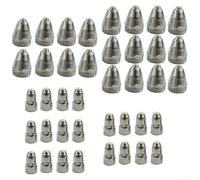 Kit de consumibles para cortador de plasma P80 | Juego de 20 electrodos y boquillas para soplete de corte CNC | Compatible con máquinas 60A 80A 100A y CUT-70 CUT-80 CUT-100 (1,1 mm)