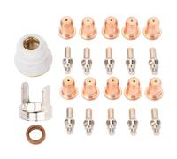 Kit de Consumibles para Cortador de Plasma, Punta de Antorcha de Corte, 23 Piezas incluyendo IPT-60, PT-60, IPT-40, PT40 y Tapa Protectora