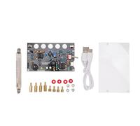 Kit de Contador Geiger V08 Tubo Detector de radiación Nuclear ensamblado DIY con Alarma de luz Sonora para Estudiantes Aficionados entusiastas de la electrónica Placa de Circuito