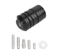 Kit de contrapeso para arco compuesto para estabilizadores, incluye pesos de 1 onza, 2 onzas, 4 onzas para configuración personalizable de barra de equilibrio (negro)