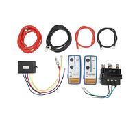 Kit de control remoto de cabrestante inalámbrico 12V 63070 250A contactor de relé solenoide de cabrestante Robusto para camión ATV UTV de 2000 LB a 5000 LB ABS Aleación de aluminio cobre
