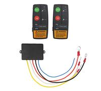 Kit de Control Remoto de Cabrestante Inalámbrico,Juego de Controlador de Cabrestante Universal Y Cabrestante Manual de 12 V Y 24 V,Cabrestante Portátil para ATV para Coche,Camión,ATV,SUV