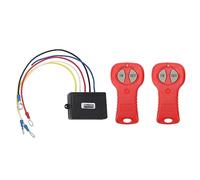 Kit de Control Remoto de cabrestante inalámbrico Respuesta rápida eficiente Alta Seguridad Alcance de 50 pies Controladores duales para camión ATV SUV 12V 24V Material ABS