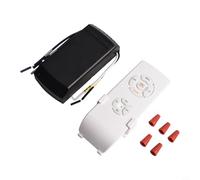 Kit de control remoto de lámpara de ventilador de techo, interruptor inalámbrico de sincronización para ajuste de luz y velocidad, juego de transmisor receptor de 220 V con soporte, compatible con la