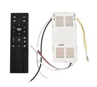 Kit de control remoto de luz de ventilador de techo con frecuencia variable y 6 ajustes, controlador regulable y accesorios de controlador compatibles con ventilador Hongyun, entrada de CA 110-265 V