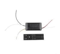Kit de control remoto de luz de ventilador de techo, controlador de atenuación inalámbrico con 6 ajustes, variable de frecuencia y baja para batería, compatible con ventiladores Hongyun, material de