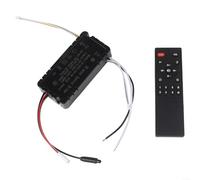 Kit de control remoto para ventilador de techo con receptor, controlador de luz de atenuación continua de 6 niveles, reemplazo inalámbrico para dormitorio, sala de estar, CA 110-265 V (con guía de