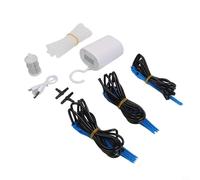 Kit de controlador automático de riego de plantas con temporizador de riego por goteo de 2/8/12 puertos, batería recargable de 2000 mAh, caudal de 1200 ml/min, para Indo (C)