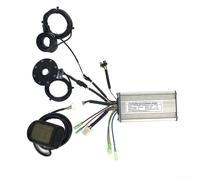 Kit de controlador de bicicleta eléctrica, 36V/48V 350W 17A, sensor PAS del acelerador de pantalla LCD5, sistema de control de motor sin escobillas, conversión de alta onversión de