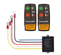 Kit de controlador de interruptor inalámbrico de cabrestante 12V 24V para ATV UTV 4x4 camión SUV remolque de recuperación y control remoto