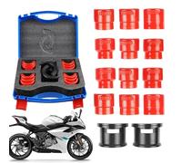 Kit De Controlador De Junta De Horquilla - Instalador De Rodamientos Metálicos 27 X 23 X 8 Cm, Controlador De Sello Ajustable, Herramienta De Mango Antideslizante, Conjunto De Adaptadores Robustos |