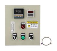 Kit de controlador de temperatura PID klanata con relé de estado sólido SSR 40DA, sensor de termopar tipo k, disipador de calor negro - CA 100 ~ 240V para control de calentamiento