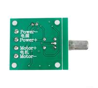 Kit de controlador de velocidad de motor CC con interruptor de perilla de potenciómetro - Entrada de 1.8V a 15V, control de velocidad ajustable lineal 0-2A para automatización industrial y motor