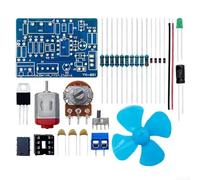 Kit de controlador de velocidad del motor DIY, LM358 DC Motor Speed Control Circuito Módulo Kit de Entrenamiento de Soldadura Electrónica para Proyectos Educativos (Kit)