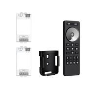 Kit de controlador LED PWM de 2,4 GHz, control remoto RF de 4 zonas for tiras LED 2835 5050 FCOB DIM CCT RGB RGBW RGBCCT(Black Remote,DIM 2PCS KIT)