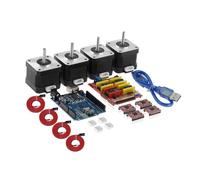 Kit de controlador motor paso a con placa expansión y disipador calor, cable USB for impresora 3D