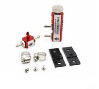 Kit de controlador Turbo Boost de aluminio CNC que soporta 1-30 PSI Control manual ajustable desde el interior de la cabina (rojo)