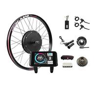 Kit de Conversión Bicicletas Eléctricas con Rueda Trasera 27.5 Pulgadas Motor Bicicleta Eléctrica 2000 W Buje Ciclismo Controlador Pantalla Ukc1 Herramientas