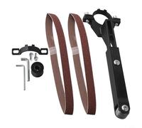 Kit de conversión de adaptador de amoladora angular a lijadora de correa para 100 mm 125 mm, accesorio de lijado de metal para pulido de carpintería, juego de accesorios convertidor de herramientas de
