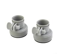 Kit de conversión de adaptador de manguera de piscina Intex, piezas de repuesto de conector de bomba de piscina de 1.25 a 1.5 pulgadas